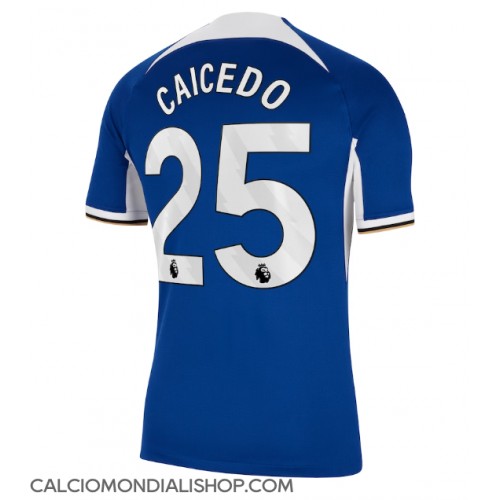 Maglie da calcio Chelsea Moises Caicedo #25 Prima Maglia 2023-24 Manica Corta